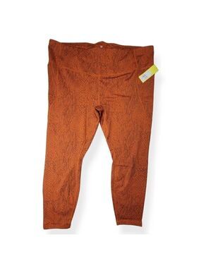 All In Motion Russet Snake Print  Leggings 4X